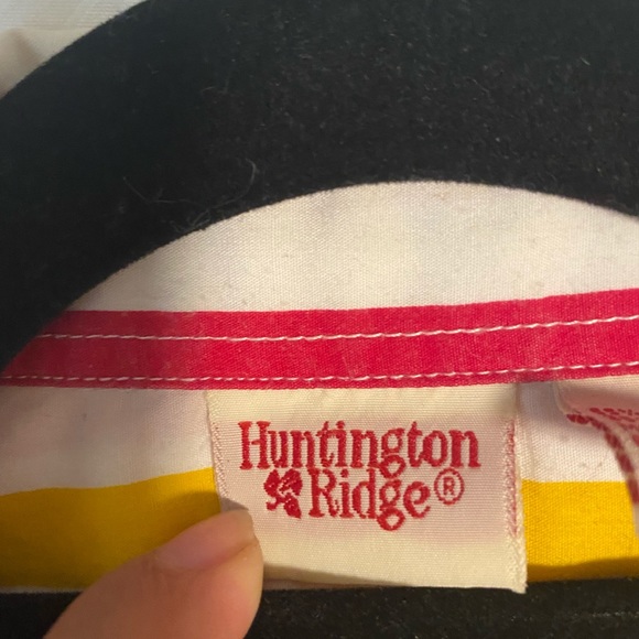 Vintage Huntington Ridge Stripped Button up - Picture 3 of 4